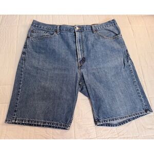 Levi Strauss 505‎ Regular Fit Blue Denim Jean Shorts Men's W42